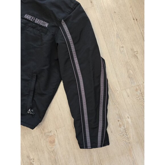 Harley-Davidson Mens Size XL Black Soft Shell Motorcycle Riding Jacket‎ Coat - Picture 5 of 13